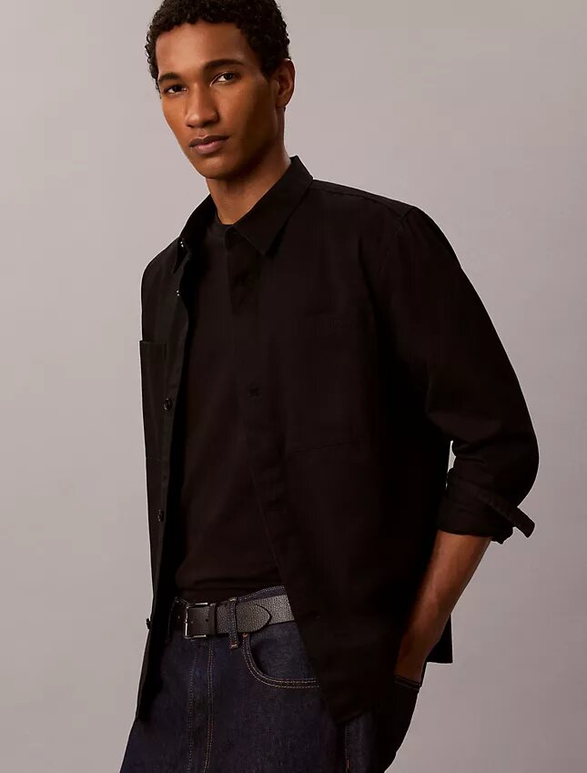 Garment Washed Twill Easy Overshirt Garment Washed Twill Easy Overshirt