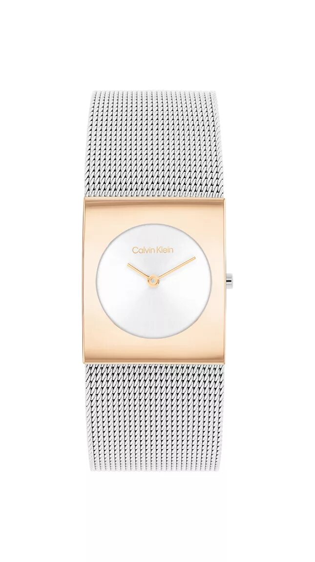 Geometric Dial Mesh Bracelet Watch Geometric Dial Mesh Bracelet Watch