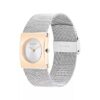 Geometric Dial Mesh Bracelet Watch Geometric Dial Mesh Bracelet Watch