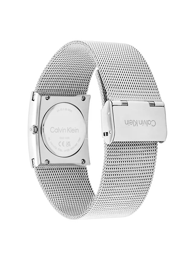Geometric Dial Mesh Bracelet Watch Geometric Dial Mesh Bracelet Watch