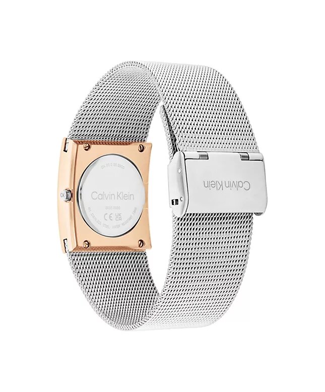 Geometric Dial Mesh Bracelet Watch Geometric Dial Mesh Bracelet Watch