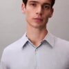 Geometric Jacquard Slim Button-Down Shirt Geometric Jacquard Slim Button-Down Shirt