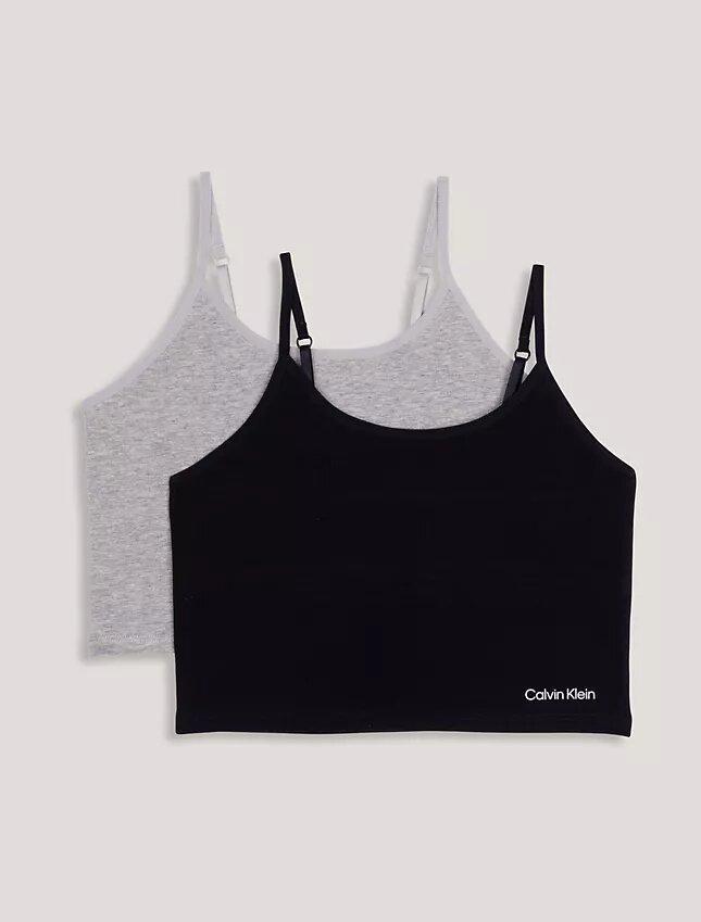 Girls 2-Pack Shelf Bra Camisole Girls 2-Pack Shelf Bra Camisole