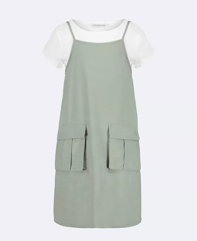 Girls 2-Piece Tank Dress Girls 2-Piece Tank Dress