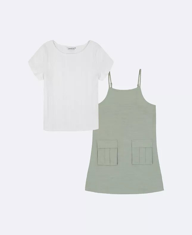 Girls 2-Piece Tank Dress Girls 2-Piece Tank Dress