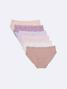 Girls 6-Pack Logo Hipster Girls 6-Pack Logo Hipster