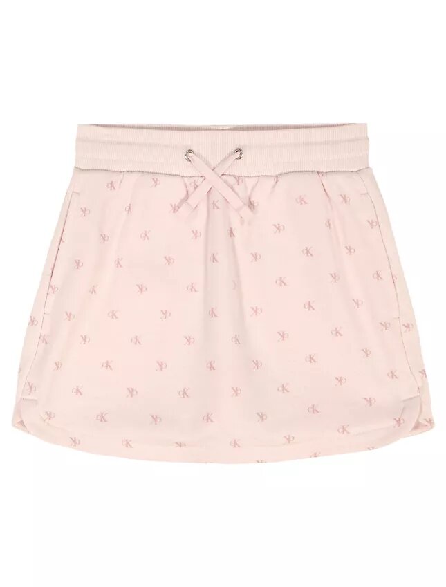 Girls Allover Monogram Skort Girls Allover Monogram Skort