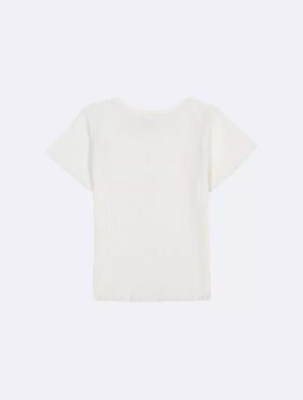 Girls Chunky Rib Monologo Tee Girls Chunky Rib Monologo Tee