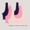 Girls Cotton Stretch 3-Pack Bralette