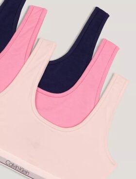 Girls Cotton Stretch 3-Pack Bralette