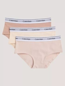 Girls Cotton Stretch 3-Pack Hipster Girls Cotton Stretch 3-Pack Hipster