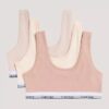 Girls Cotton Stretch 3-Pack Unlined Bralette Girls Cotton Stretch 3-Pack Unlined Bralette