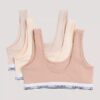 Girls Cotton Stretch 3-Pack Unlined Bralette Girls Cotton Stretch 3-Pack Unlined Bralette