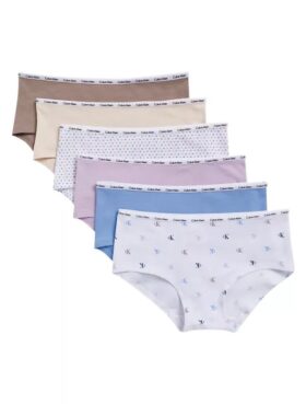 Girls Cotton Stretch 6-Pack Hipster Girls Cotton Stretch 6-Pack Hipster