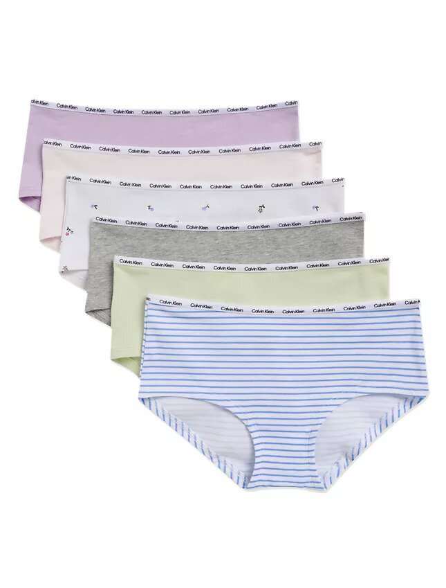 Girls Cotton Stretch 6-Pack Hipster Girls Cotton Stretch 6-Pack Hipster