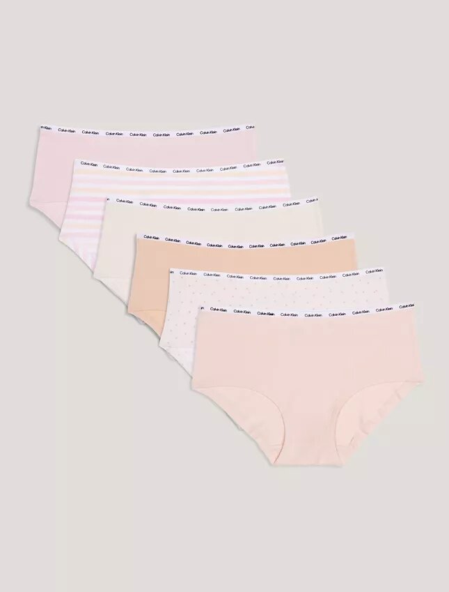 Girls Cotton Stretch 6-Pack Hipster Girls Cotton Stretch 6-Pack Hipster