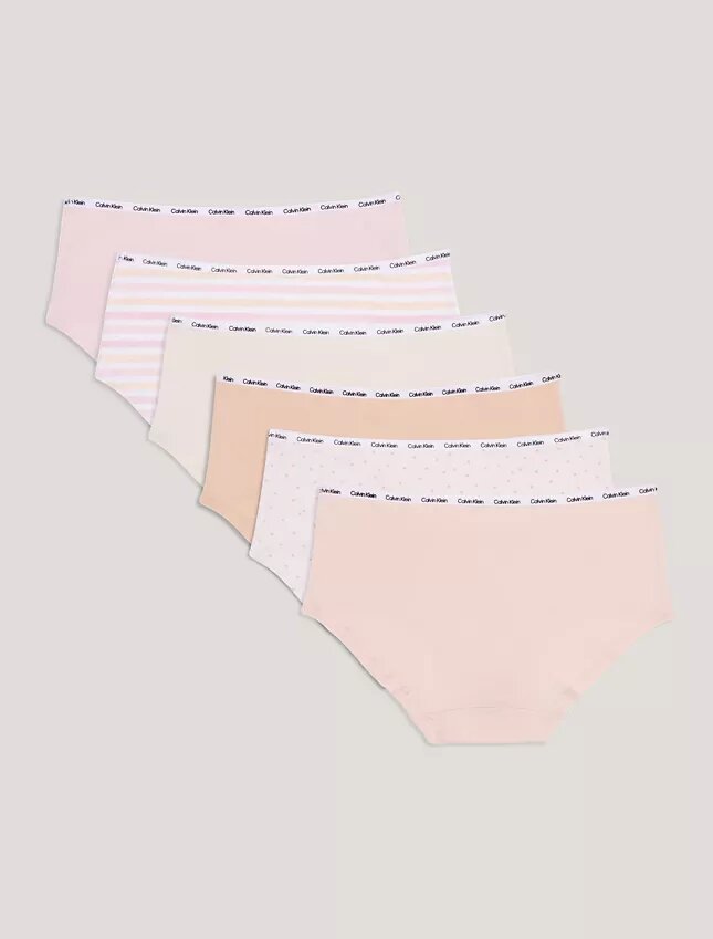 Girls Cotton Stretch 6-Pack Hipster Girls Cotton Stretch 6-Pack Hipster