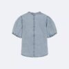 Girls Denim Button-Down Shirt