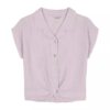 Girls Knotted Button-Down Shirt Girls Knotted Button-Down Shirt