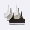 Girls Modern Cotton 3-Pack Cropped Bralette Girls Modern Cotton 3-Pack Cropped Bralette