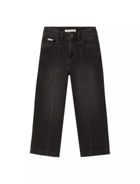 Girls Seamed Wide Leg Jeans