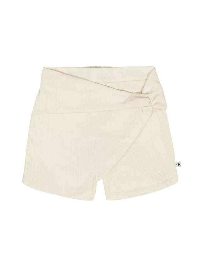 Girls Textured Wrap Skort Girls Textured Wrap Skort
