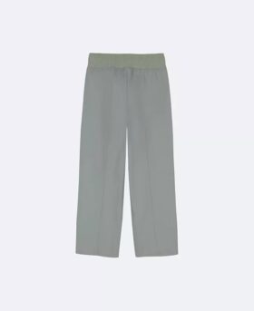 Girls Twill Wide Leg Pants