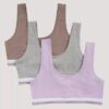 Girls Varsity Cotton Stretch 3-Pack Bralette Girls Varsity Cotton Stretch 3-Pack Bralette