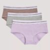 Girls Varsity Cotton Stretch 3-Pack Hipster Girls Varsity Cotton Stretch 3-Pack Hipster