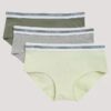 Girls Varsity Cotton Stretch 3-Pack Hipster Girls Varsity Cotton Stretch 3-Pack Hipster