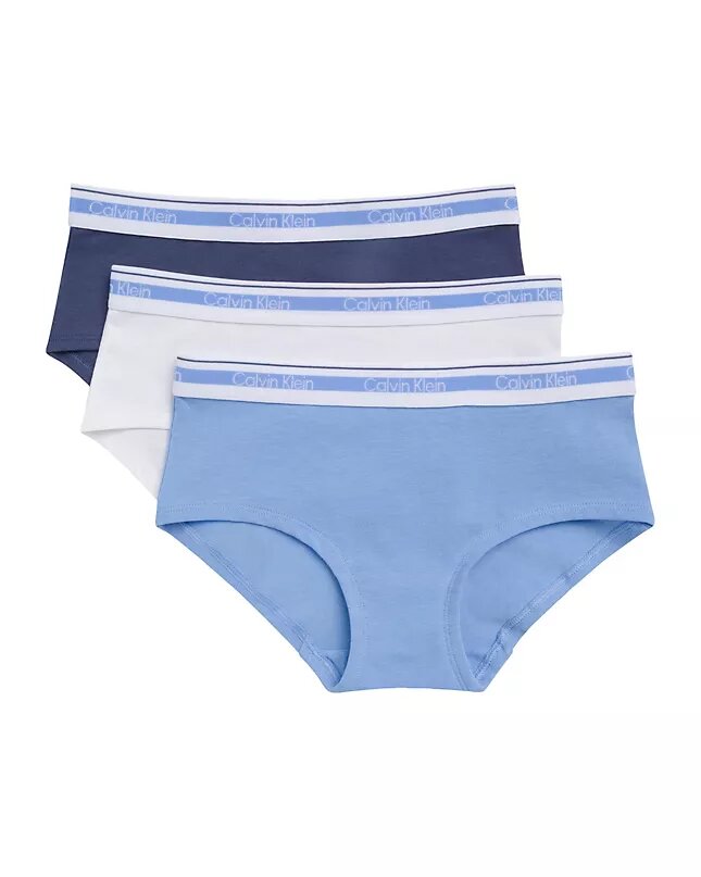 Girls Varsity Cotton Stretch 3-Pack Hipster Girls Varsity Cotton Stretch 3-Pack Hipster