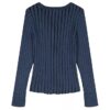 Girls Wide Rib Slim Cardigan Girls Wide Rib Slim Cardigan