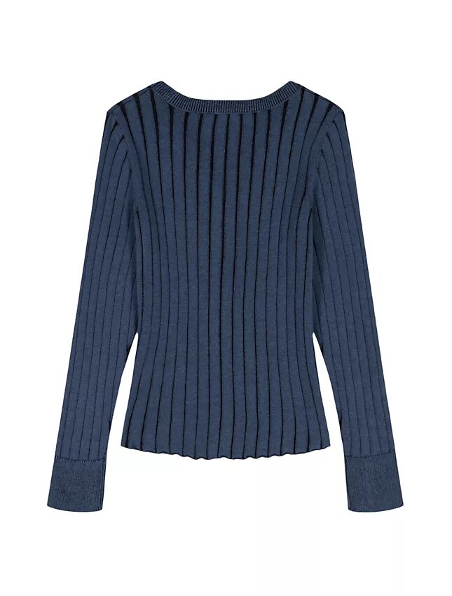 Girls Wide Rib Slim Cardigan Girls Wide Rib Slim Cardigan