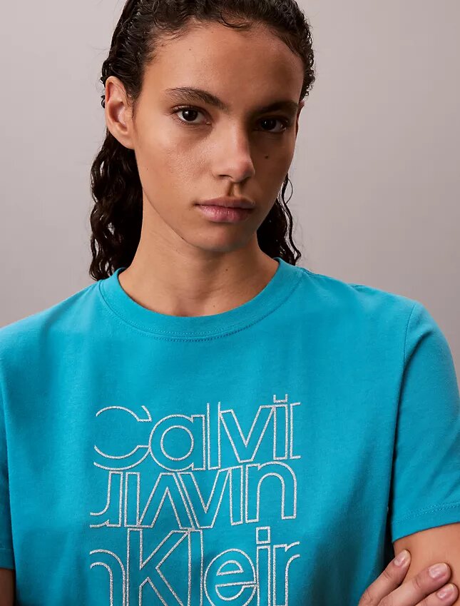 Glitter Logo Graphic Classic T-Shirt Glitter Logo Graphic Classic T-Shirt