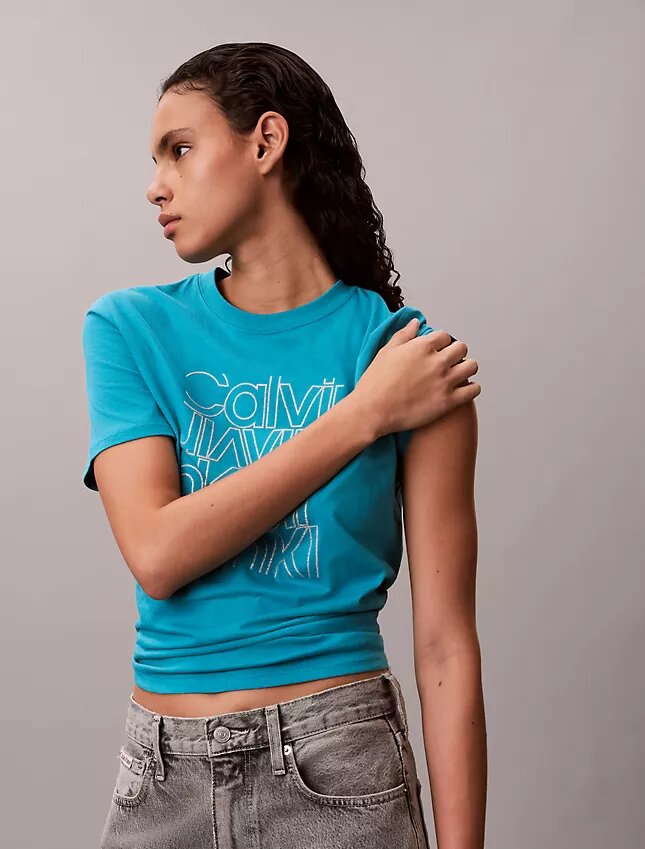 Glitter Logo Graphic Classic T-Shirt Glitter Logo Graphic Classic T-Shirt