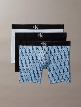 Graphic Monogram Cotton Stretch 3-Pack Boxer Brief Graphic Monogram Cotton Stretch 3-Pack Boxer Brief