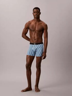Graphic Monogram Cotton Stretch 3-Pack Boxer Brief Graphic Monogram Cotton Stretch 3-Pack Boxer Brief
