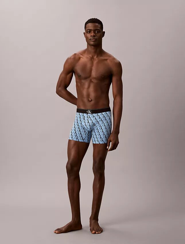 Graphic Monogram Cotton Stretch 3-Pack Boxer Brief Graphic Monogram Cotton Stretch 3-Pack Boxer Brief
