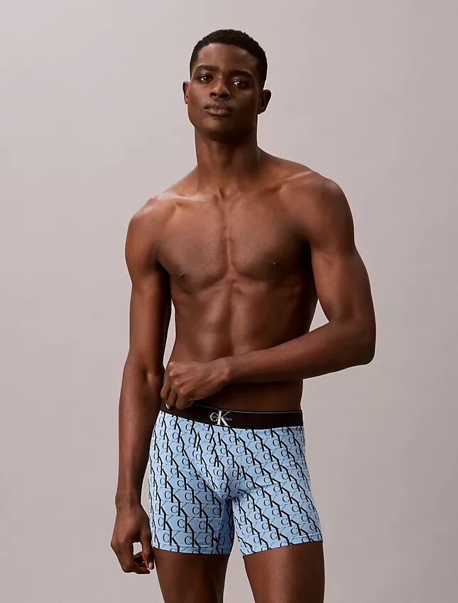 Graphic Monogram Cotton Stretch 3-Pack Boxer Brief Graphic Monogram Cotton Stretch 3-Pack Boxer Brief