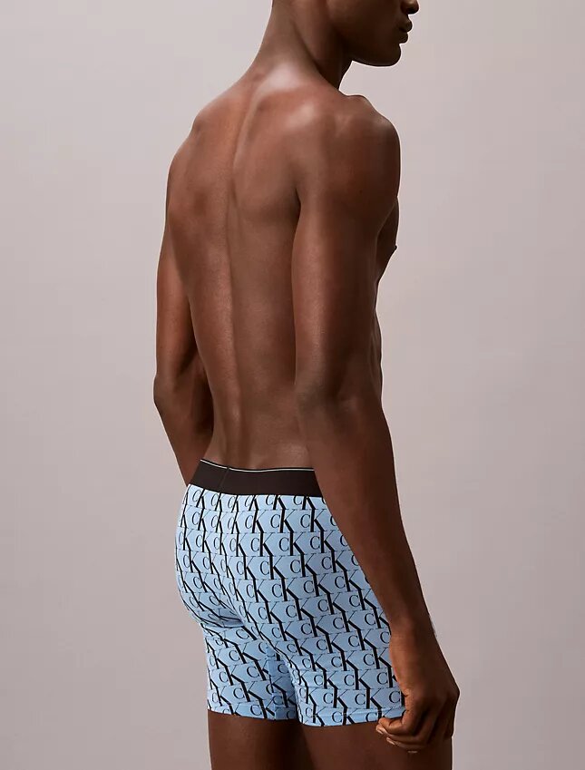 Graphic Monogram Cotton Stretch 3-Pack Boxer Brief Graphic Monogram Cotton Stretch 3-Pack Boxer Brief