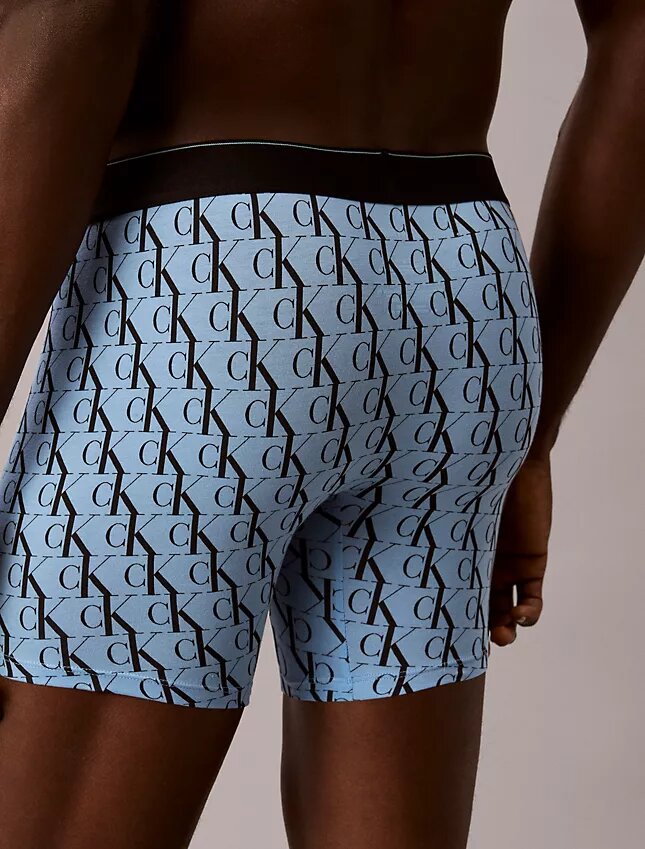 Graphic Monogram Cotton Stretch 3-Pack Boxer Brief Graphic Monogram Cotton Stretch 3-Pack Boxer Brief