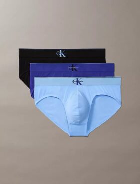 Graphic Monogram Cotton Stretch 3-Pack Brief