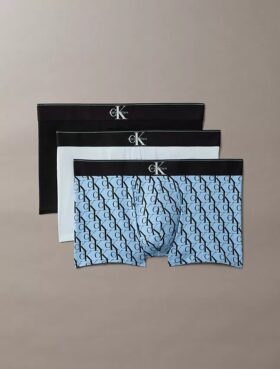 Graphic Monogram Cotton Stretch 3-Pack Trunk