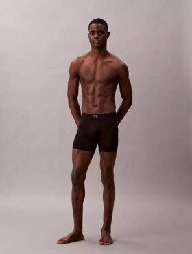 Graphic Monogram Microfiber Stretch Boxer Brief