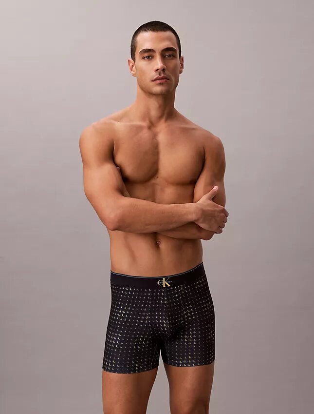 Graphic Monogram Microfiber Stretch Boxer Brief Graphic Monogram Microfiber Stretch Boxer Brief