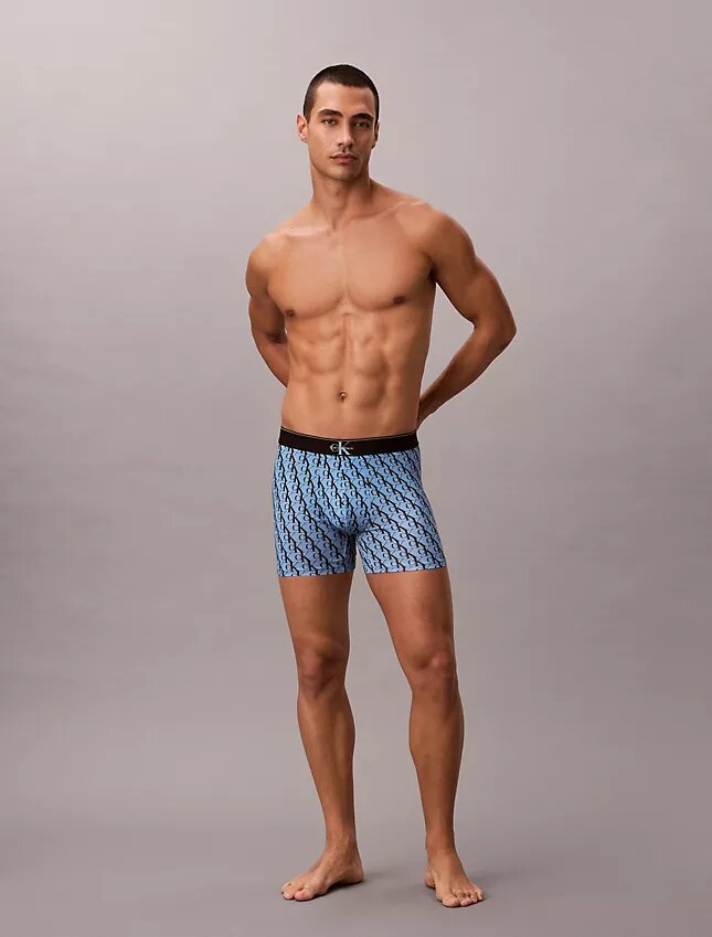 Graphic Monogram Microfiber Stretch Boxer Brief Graphic Monogram Microfiber Stretch Boxer Brief