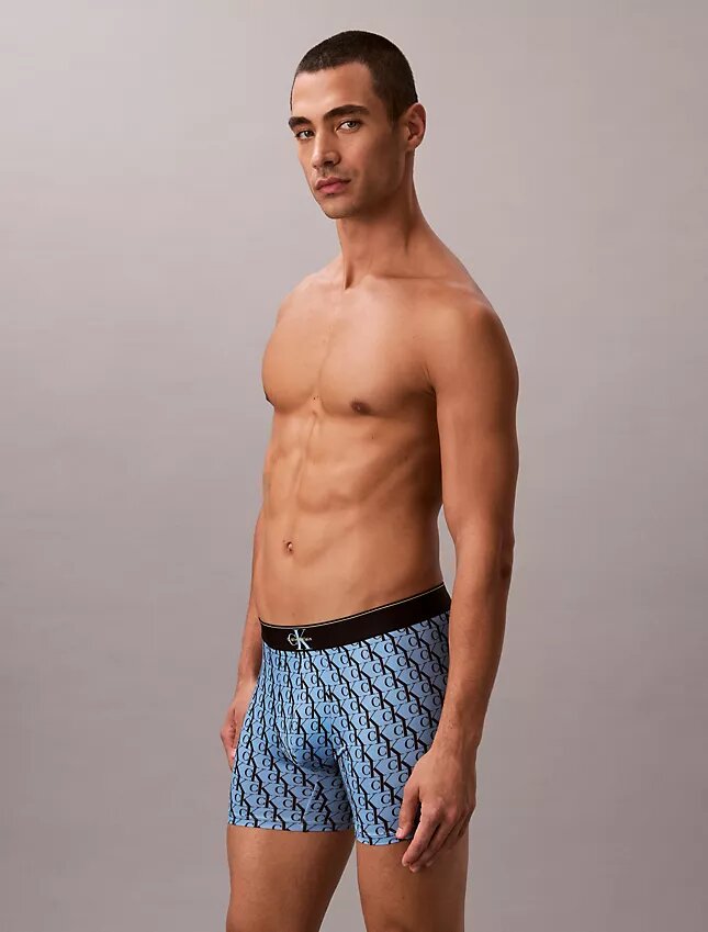 Graphic Monogram Microfiber Stretch Boxer Brief Graphic Monogram Microfiber Stretch Boxer Brief