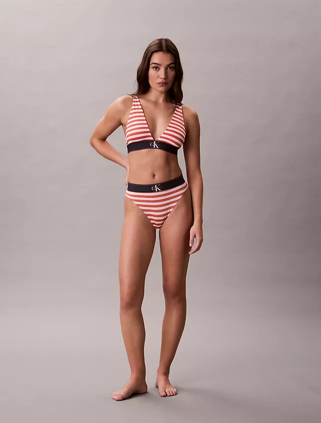 Graphic Monogram Microfiber Stretch High Waist Bikini Graphic Monogram Microfiber Stretch High Waist Bikini
