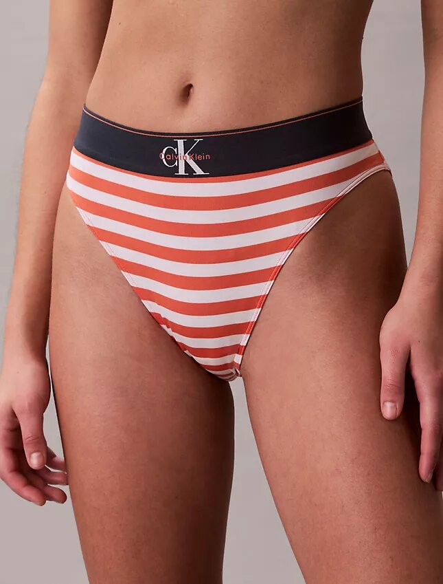 Graphic Monogram Microfiber Stretch High Waist Bikini Graphic Monogram Microfiber Stretch High Waist Bikini
