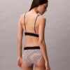 Graphic Monogram Microfiber Stretch High Waist Bikini Graphic Monogram Microfiber Stretch High Waist Bikini